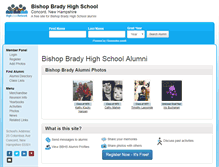 Tablet Screenshot of bishopbradyhighschool.org